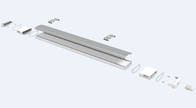 D2.5 LED Triproof Beleuchten Hallo-dünn u. Schnallen-Endstöpsel-Entwurf für Arbeitskosten Einsparung