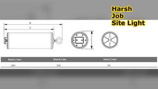 Robuste 15-W-LED-Arbeitsleuchte für harte Arbeiten