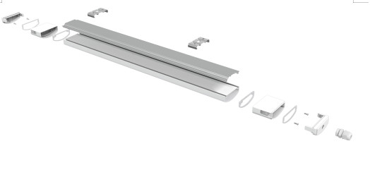Feuchter Beweis Dualrays D2.5 120LPW SMD2835 40W LED Licht