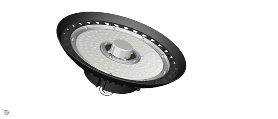 Hohes Bucht-Licht 150W 140LPW Restlicht-Zerfall UFO LED errichtet im Fahrer Hook Chain Available