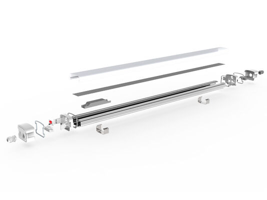 D5 LED Feuchtraumleuchte mit DIP-Schalter für Leistung und 3CCT 3/5*1,5/2,5mm2 Durchgangsverdrahtung optional