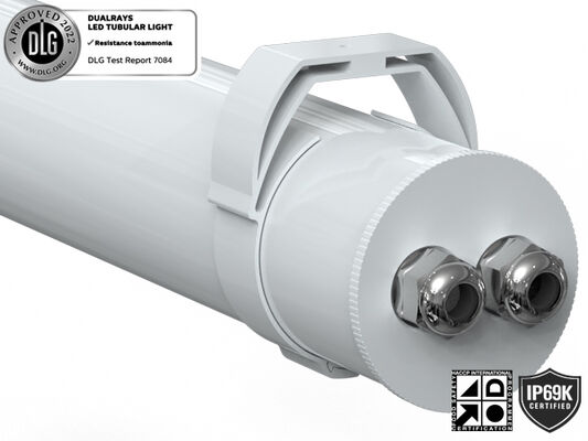 160LPW DIP-schaltbare Leistung und 3CCT 3-Phasen-wechselnde LED-Röhrenleuchte für Tierstall-Lager