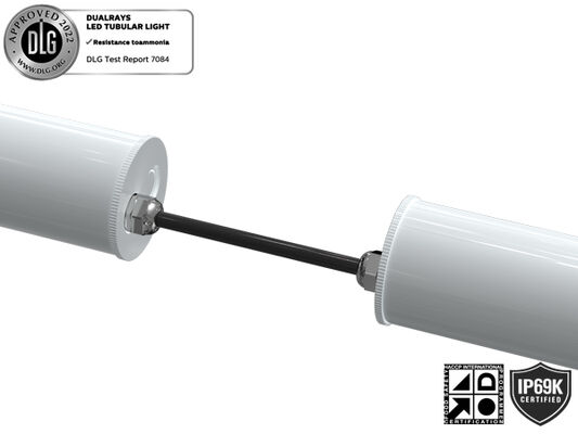 160LPW DIP-schaltbare Leistung und 3CCT 3-Phasen-wechselnde LED-Röhrenleuchte für Tierstall-Lager