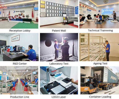 Super HB5 3-in-1 Highbay mit DIP-Schalter für optische Linsen (60°/90°/110°), Leistung (100%-80%-60%), 3 CCT optional