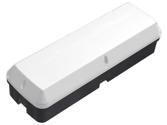 8W Bulk Head LED-Außenleuchte mit Notlichtfunktion und Bewegungsmelder IP65