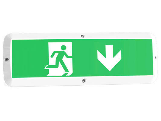 8W Bulk Head LED-Außenleuchte mit Notlichtfunktion und Bewegungsmelder IP65