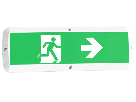 8W Bulk Head LED-Außenleuchte mit Notlichtfunktion und Bewegungsmelder IP65