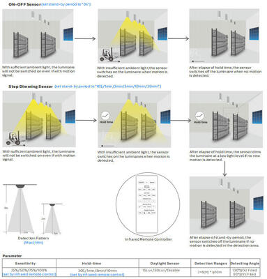 Bulk Head LED-Verandaleuchte 8 W mit 3 CCT und umschaltbarer Stromversorgung