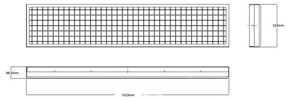 ISP4 LED-Sportleuchte für den Innenbereich mit 140LPW Effizienz als ideale Lösung für alle Arten von Tennishallen, die darauf ausgelegt ist, Blendung zu reduzieren oder zu neutralisieren (UGR<19) und ein nahezu natürliches Sonnenlicht zu erreichen (CRI>80).