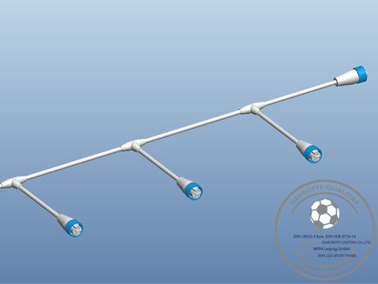 Flut-Licht Dualrays F5 Reihen-250W LED für den Innen- und mehrfachen verdunkelnden Strahln-Engel im Freien 1-10V IP66 IK10