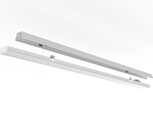 Das klickschnelle 75-W-DIP-schaltbare Universal-LED-Linear-Retrofit-Lichtmodul mit dem verbindbaren Durchgangskabel ist im Inneren des Moduls über WAGO-Anschlüsse konzipiert