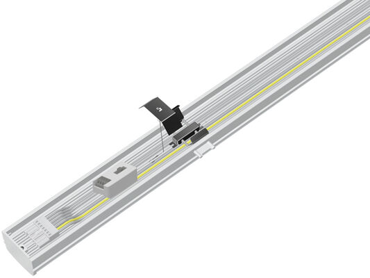 Mit einem Klick schnell schaltbares 75-W-DIP-schaltbares RM5-Universal-LED-Linear-Retrofit-Lichtmodul. Schalten Sie Ihr vorhandenes T5/T8-Lichtbandsystem ohne Werkzeug innerhalb von 40 Sekunden auf LED um
