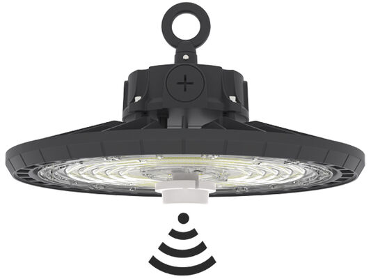 DUALRAYS HB2 DIP-schaltbare Stromversorgung und 3CCT UFO LED Highbay Light mit Tageslichtschwelle| Mikrowellensensor mit Tageslichtschwelle oder Tageslichtnutzung| Notfall optional