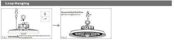 HB3 DIP-schaltbare Stromversorgung und 3CCT UFO LED-Hallenleuchte mit betriebsbereitem Bewegungssensor, geeignet für den Vertrieb und Projekte