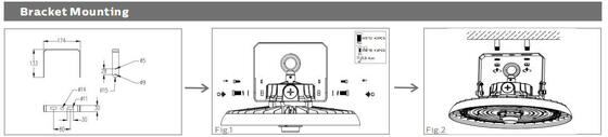 HB3 DIP-schaltbare Stromversorgung und 3CCT UFO-LED-Hallenleuchte für Lager und Logistikhallen. Lieferung aus dem europäischen Lager innerhalb von 3 Werktagen