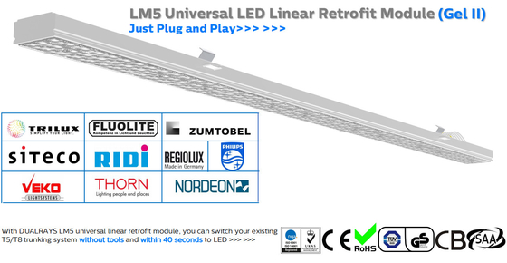 Umbau-Ausrüstungen DALI Dimmings IK08 lineare LED lineare Modul-37W LED