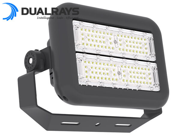 100-W-Marine-LED-Flutlicht mit Halterung und Hardware aus Edelstahl 316 für maximale Korrosionsbeständigkeit mit professioneller Optik