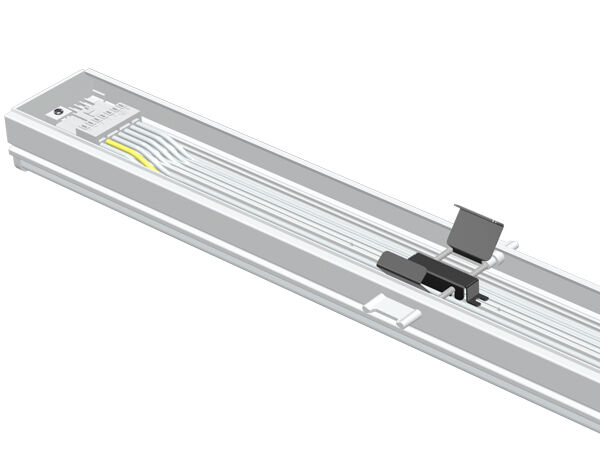 Klickschnelles 75-W-DIP-schaltbares Universal-LED-Linear-Retrofit-Lichtmodul mit 160 LPW für den Ersatz von T5/T8-Leuchtstofflampen mit 3-Phasen-schaltbarem DALI-Dimm- und Notfallfunktionen