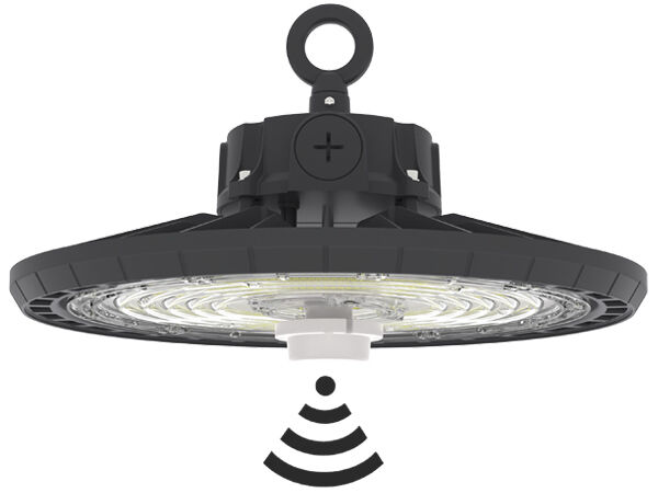 DUALRAYS HB2 DIP-schaltbare Stromversorgung und 3CCT UFO-LED-Highbay-Licht 100 W 170 LPW für Fabrikhallen und Produktionsbereiche