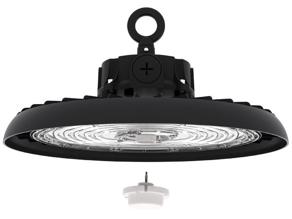 HB3 DIP-schaltbare Stromversorgung und 3CCT UFO LED-Hallenleuchte mit betriebsbereitem Bewegungssensor, geeignet für den Vertrieb und Projekte