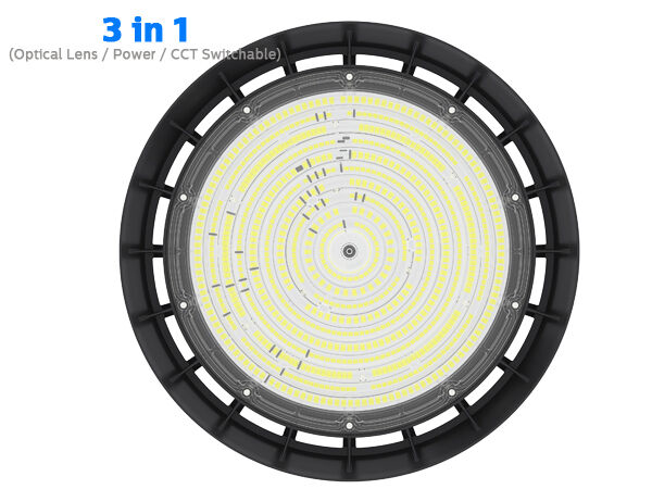 80W 100W 120W DUALRAYS LIGHTING HB5 UFO LED High Bay Light 200lm/W IP65 IK08 LiteOn 5050 6500K Lagerbeleuchtung 7 Jahre Garantie