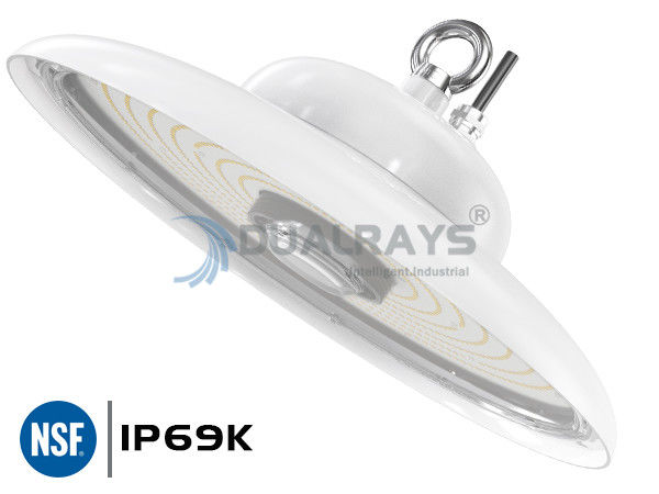 UFO hoher Nahrungsmittelfabrik-Supermarkt des Bucht-Licht-IP69K IK10 150W 140LPW