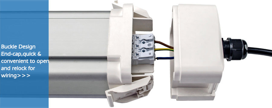 Dampf-Beweis-Beleuchtungskörper DUALRAYS D5 LED mit der Schnallen-Entwurfsc$ende-kappe schnell bequem, für das Verdrahten sich zu öffnen und wiederzuverschließen
