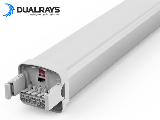 5ft/80W D5 LED-Feuchtigkeitsschutzleuchte mit DIP-schaltbarer Leistung/3CCT 160LPW Effizienz IP65 IK10-Schutz